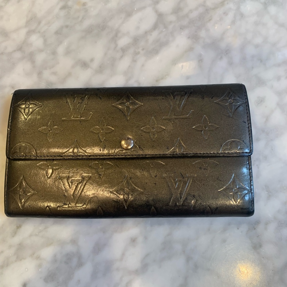 Louis Vuitton Dark Monogram Wallet
